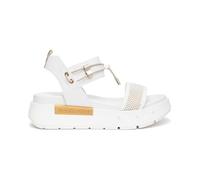 Nero Giardini E410700D Sandalias Mujer De Piel Y Tela - Blanco 40 EU