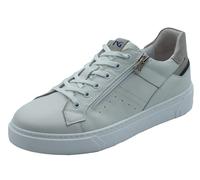 Nero Giardini E601130U Dollarino Blanco Zapatillas Deportivas para Hombre de Piel y Nubuck Blanco, Color blanco., 42 EU