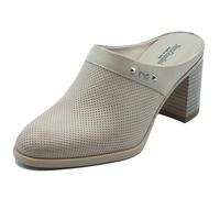 Nero Giardini E615112D Elba col. Champagne Sabot para mujer de piel, beige, 36 EU