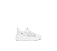 Nero Giardini E615292D Sneakers De Mujer De Piel, Tela Y Material Técnico - Blanco 38 EU