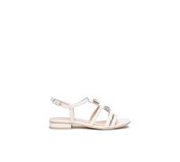 Nero Giardini E615760D Sandalias Mujer De Piel - Blanco 37 EU