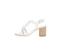 Nero Giardini E615860D - Sandalias de mujer de piel, Color blanco., 40 EU