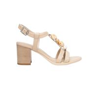 Nero Giardini E615860D - Sandalias de mujer de piel, lino, 36 EU