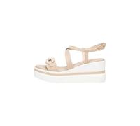 Nero Giardini E615953D Sandalias Mujer De Piel - Beis 38 EU