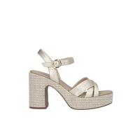 Nero Giardini E616071D - Sandalias de mujer de piel, Miel, 39
