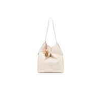Nero Giardini E644140D Bolso De Hombro De Mujer De Cuero, crema, M, Contemporáneo