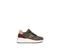 Nero Giardini I411525D - Zapatillas de mujer de piel, gamuza y pintura, Borde., 37 EU