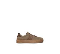 Nero Giardini I500951U Zapatillas Hombre de ante y Piel, barro, 43 EU
