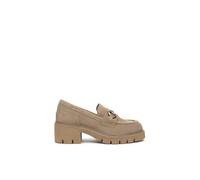Nero Giardini I513984D - Mocasines para mujer de ante, Arcilla, 39 EU