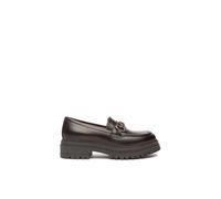 Nero Giardini I514010D - Mocasines de mujer de piel, marrón, 37 EU
