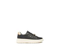 Nero Giardini I514170D - Zapatillas de mujer de piel y material técnico, Negro , 37 EU