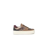 Nero Giardini I514182D Zapatillas de mujer de ante, piel y material técnico, Mou, 38 EU