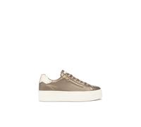Nero Giardini I514185D Zapatillas de mujer de piel y material técnico, marrón, 38 EU