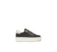 Nero Giardini I514185D Zapatillas de mujer de piel y material técnico, Negro , 40 EU