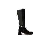 Nero Giardini I514313D - Botas de mujer de ante y tela, Negro , 37 EU