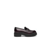 Nero Giardini I617175D - Mocasines de mujer de piel, burdeos, 40 EU