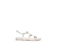 Nero Giardini Sandalia de mujer, plata, 39 EU
