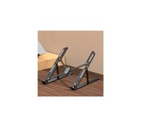 (nero) Nuovo supporto stabile per laptop, comodo sollevamento, supporto in lega di alluminio, supporto