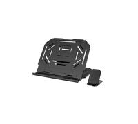 (Nero) Popupine Supporto per laptop con base girevole a 360, altezza regolabile per laptop dieci