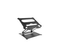 (Nero) Soporte para laptop pieghevole regolabile, soporte da tavolo antiscivolo portatile