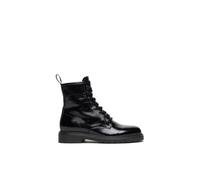 Nerogiardini- Botines de cuero negro con tecnología Dry Go- Shoes- Mujer- Negro- 40 EU- Botines de cuero negro con tecnología Dry Go
