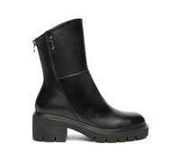 Nerogiardini- Botines de Cuero- Shoes- Mujer- Negro- 38 EU- Botines de Cuero