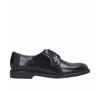 NeroGiardini E500601U Wembley - Zapatos elegantes para hombre de piel abrasivada con cordones, Negro , 44 EU