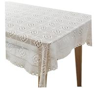 Neroyaner Mantel de Crochet de 55x98 Pulgadas Tejido a Mano Rectangular Ahuecado Vintage para Cocina Comedor Piano fotografía Vintage.
