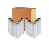 NERPEL Caja 20 Rollos De Plástico Con Cinta 80º 120 Cm X 22,5 Mts