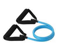 Nerplro - Banda elástica de resistencia con empuñaduras, tubo elástico de resistencia, tensor de musculación, equipamiento de fitness, NERPLROSO03380302_BE5531, azul, 120cm / 47.2inch