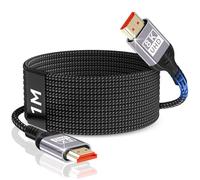 Nersligek 8K Cable HDMI 1m, HDMI 2.1 Cable 48Gbps 8K@60Hz, 4K@144Hz/120Hz 7680P eARC, HDR10, HDCP 2.2 & 2.3, Dolby Atmos para HDTV/Soundbar/PS5/Blu-ray Player/X-Box/Monitor