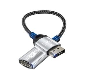 Nersligek Adaptador DisplayPort a HDMI 4K, Uni-Direccional Adaptador DP(Display Port) Macho a HDMI Hembra Convertidor Compatible con Lenovo, HP, DELL, AMD, NVIDIA, Más Pasivo