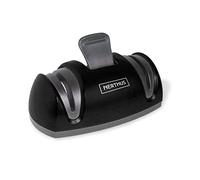 NERTHUS Negro Afilador cuchillos manual, Acero Inoxidable, 11.6 x 7.5 x 6.6 cm