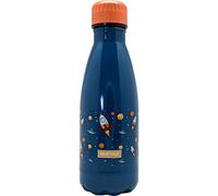 Nerthus FIH 1172 botella termo acero inoxidable doble pared 350 ml infantil diseño espacio ideal para el cole excursiones