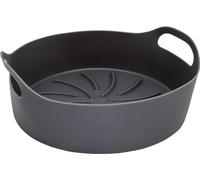 Nerthus FIH 1238 bandeja silicona air fryer redonda reutilizable antiadherente fácil limpieza cocina