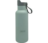 NERTHUS FIH 1265 Botella Deportiva CLICK & DRINK! de Doble Pared de 500 ml con Tapón de Clic, Hidratación y Estilo en un Diseño Premium Kaki