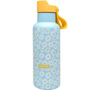 NERTHUS FIH 1334 Botella Deportiva CLICK & DRINK! de Doble Pared de 500 ml con Tapón de Clic, Hidratación y Estilo en un Diseño Premium Margaritas