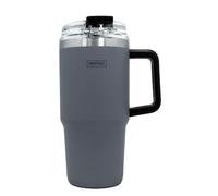 NERTHUS FIH 1437 Taza Térmica 600ml con Tapa Hermética - Incluye Pajita y Tapón para Beber, Aislamiento Duradero