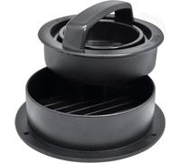 Nerthus FIH 1460 prensa hamburguesas BPA free compacta y apilable para hamburguesas caseras y rellenas