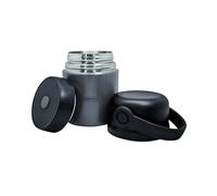 NERTHUS FIH 1462 Termo para sólidos 650ml, acero inoxidable de doble pared, tapa con asa, tapón de vacío, base antideslizante, ideal para comida y sopas