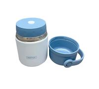 NERTHUS FIH 1463 Termo para sólidos 650ml, acero inoxidable de doble pared, tapa con asa, tapón de vacío, base antideslizante, ideal para comida y sopas