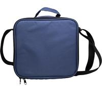 NERTHUS FIH 1491 Fiambrera térmica azul, bolsa porta alimentos, interior aislante, fácil de limpiar, con asa y correa ajustable, ideal para trabajo y oficina