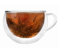 NERTHUS FIH 289 - Taza de café de doble pared, mantenimiento de liquidos calientes o frios por mas tiempo, Transparente, 15 x 8 x 7.5 cm