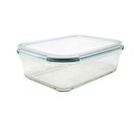 Nerthus FIH 299 Recipiente hermético 0,64L, recipiente de cristal tamaño mediano, 640 ml