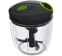 Nerthus FIH 406 Picadora Manual XL, Cuchillas de Acero Inoxidable, Picadora de Alimentos para Picar Verduras,Carne,Hierbas,Cebolla,Ajo,Ensalada