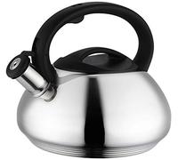 NERTHUS FIH 552 Hervidor de Agua con Silbato de Acero Inoxidable Apto para inducción, 3 litros