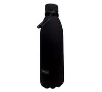 Nerthus FIH 622 - Termo Doble Pared para Frios y Calientes Diseño Negra 1500 ml Libre de Bpa, Tapon Hermético, Acero Inoxidable 18/40, Negro
