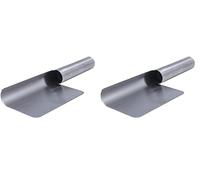NERTHUS FIH 789-Recogemigas, Recogedor de Migas de Acero Inoxidable, Metal, 21 cm (Paquete de 2)