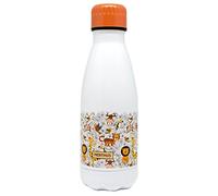 Nerthus FIH 897 botella térmica infantil acero inoxidable 350 ml doble pared leones ideal para el cole