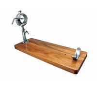 NERTHUS Jamonero Giratorio con Cabezal Telescópico, Madera, Marrón, Única